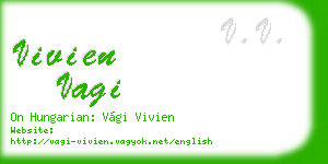 vivien vagi business card